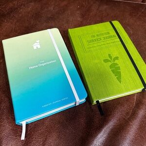 Habit Nest Set of Two Journals-Home Organization and Nutrition Sidekick